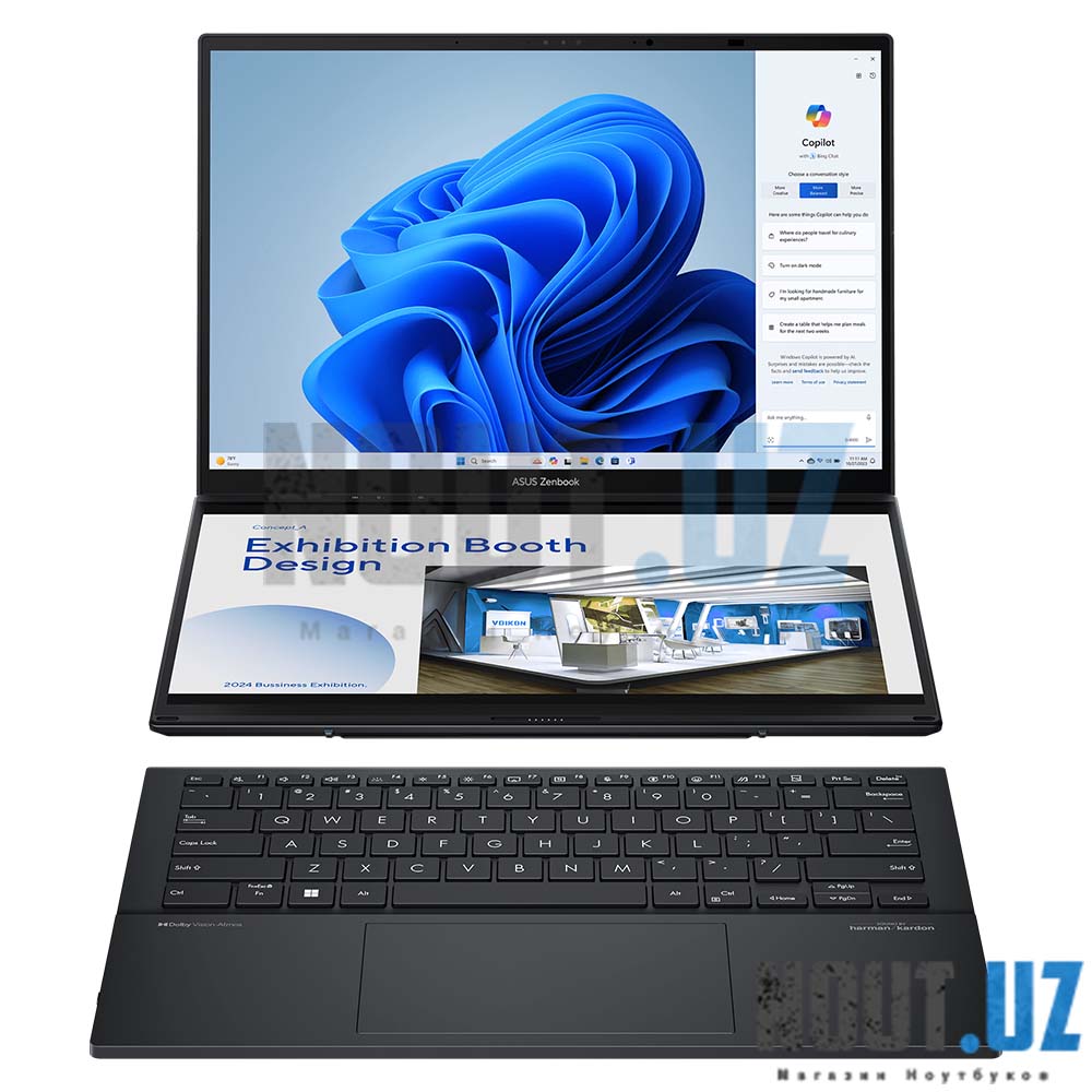 Asus ZenBook DUO 2024 (Intel Core Ultra 9-185H)