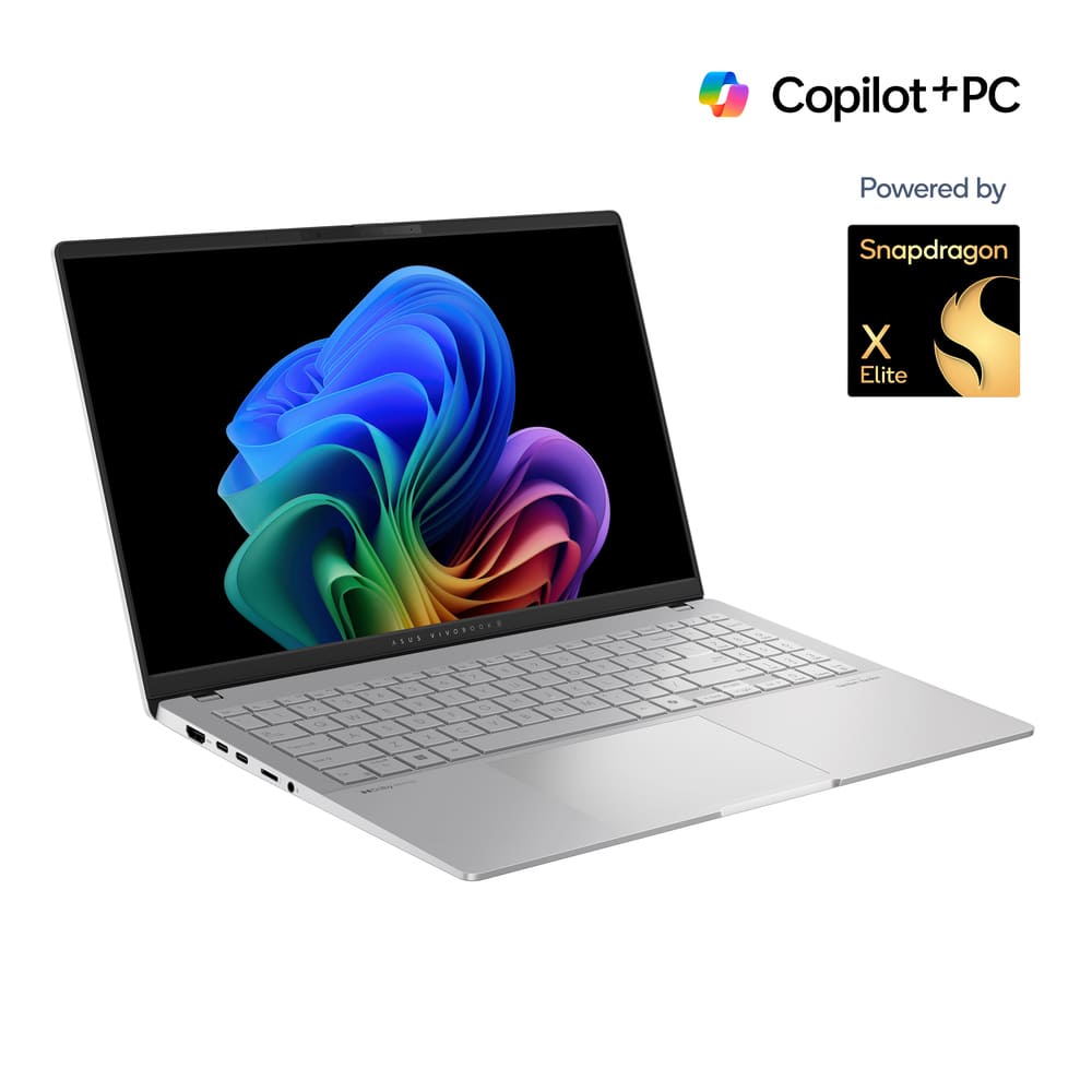 ASUS VivoBook S15 S5507QA-MA078W/15.6 3K OLED 120Hz/Qualcomm Snapdragon X Elite X1E 78 100 3.4 Ghz/32GB/SSD 1TB/Win11