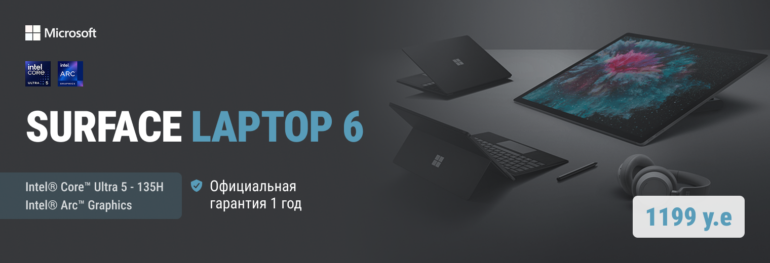 Баннер Surface Laptop 7